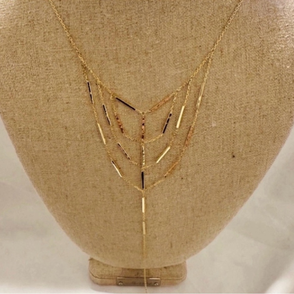 Stella & Dot Delicate Landon Gold Layered Necklace
